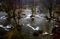 Travertinový vodopád na řece Slunjčica